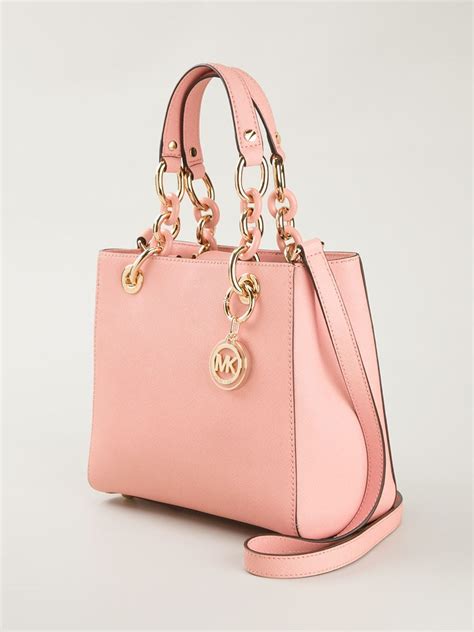 michael kors pink bag small|michael kors handbags pink tote.